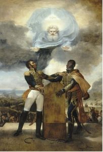 Lethière, Le serments des ancêtres, rencontre entre Dessalines et Pétion en 1804